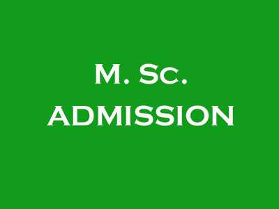 M. Sc. Admissions